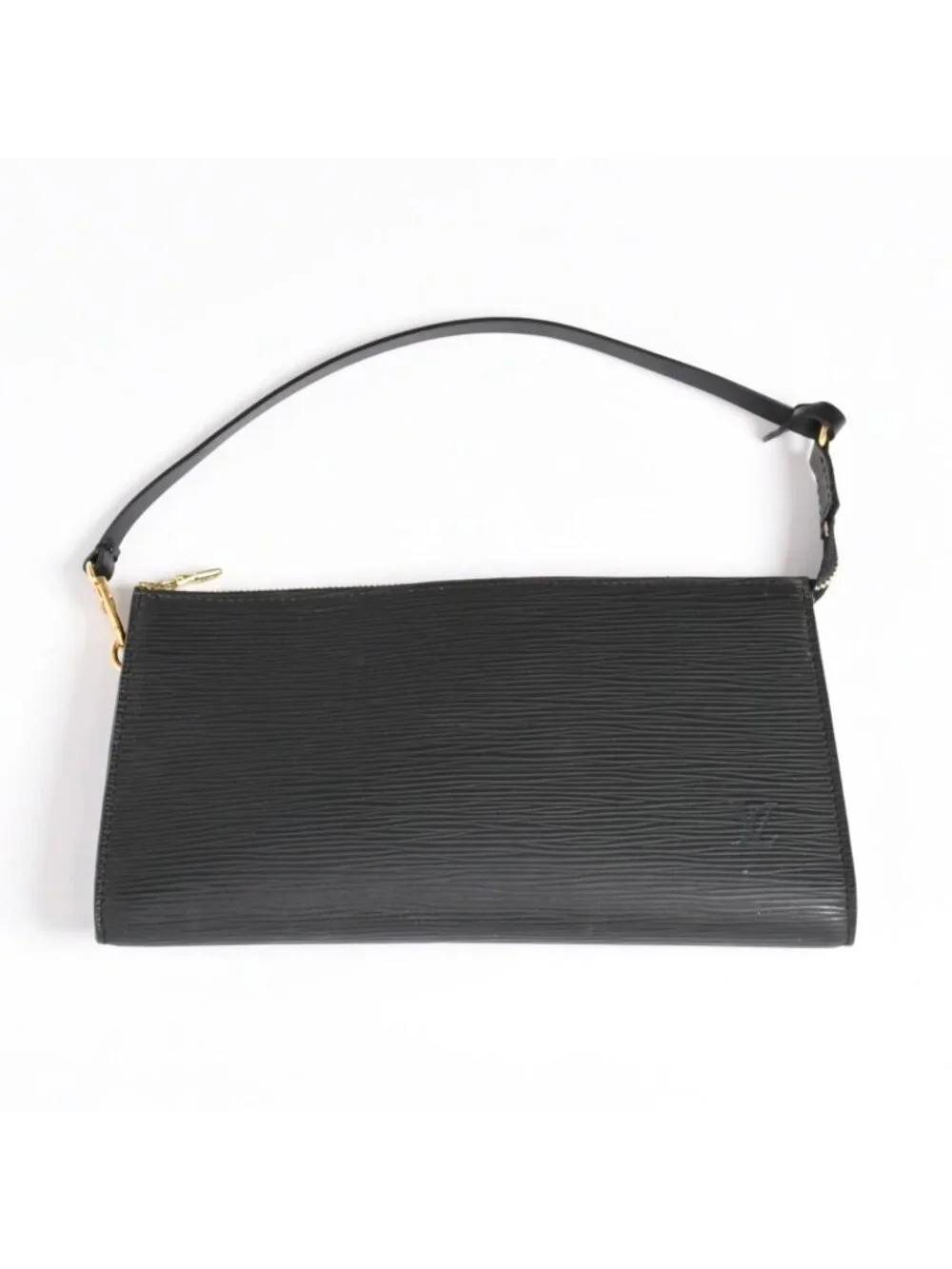 Louis Vuitton Pochette Accessoires Pouch Epi Black Gold
